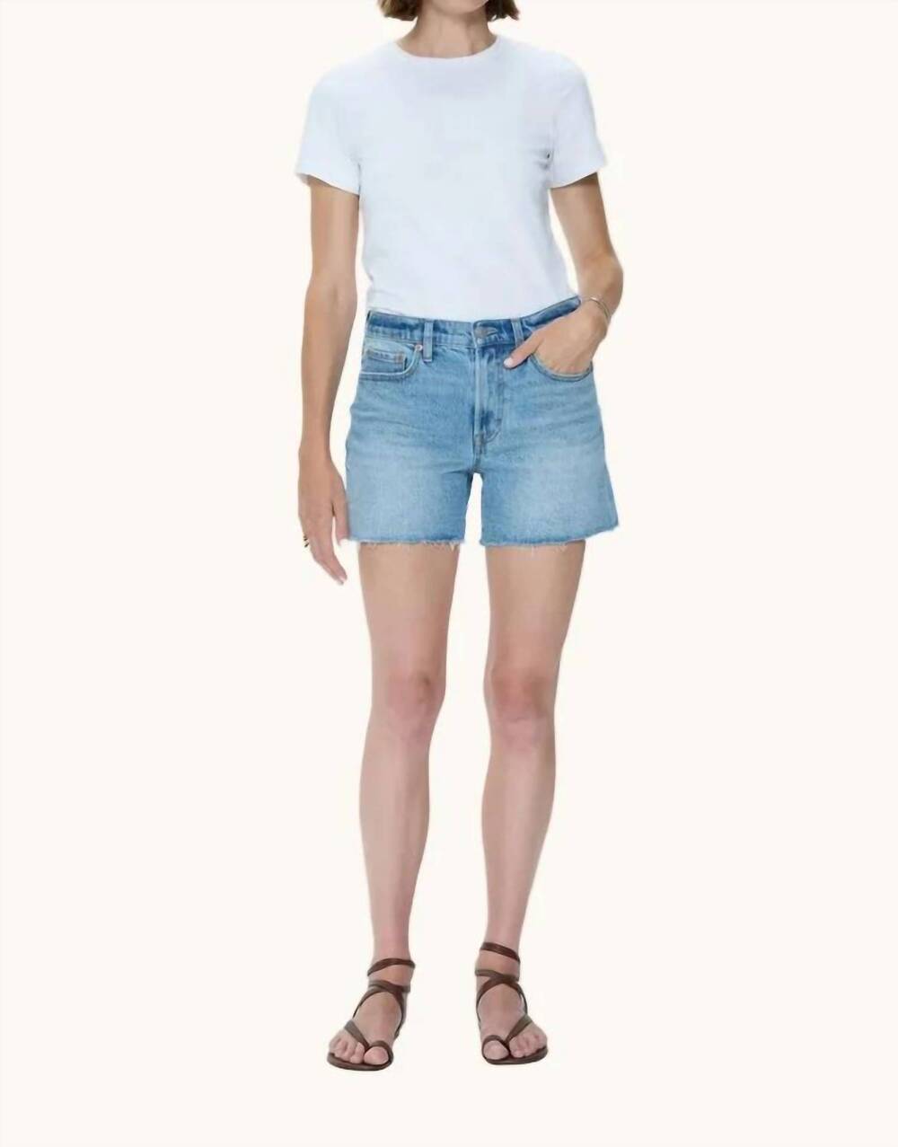 NEW PISTOLA kennedy relaxed denim short in escape